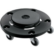 Carrello Porta Contenitori Rubbermaid Brute - Supporto 250 Libbre, 5 Ruote Anti-Marcatura